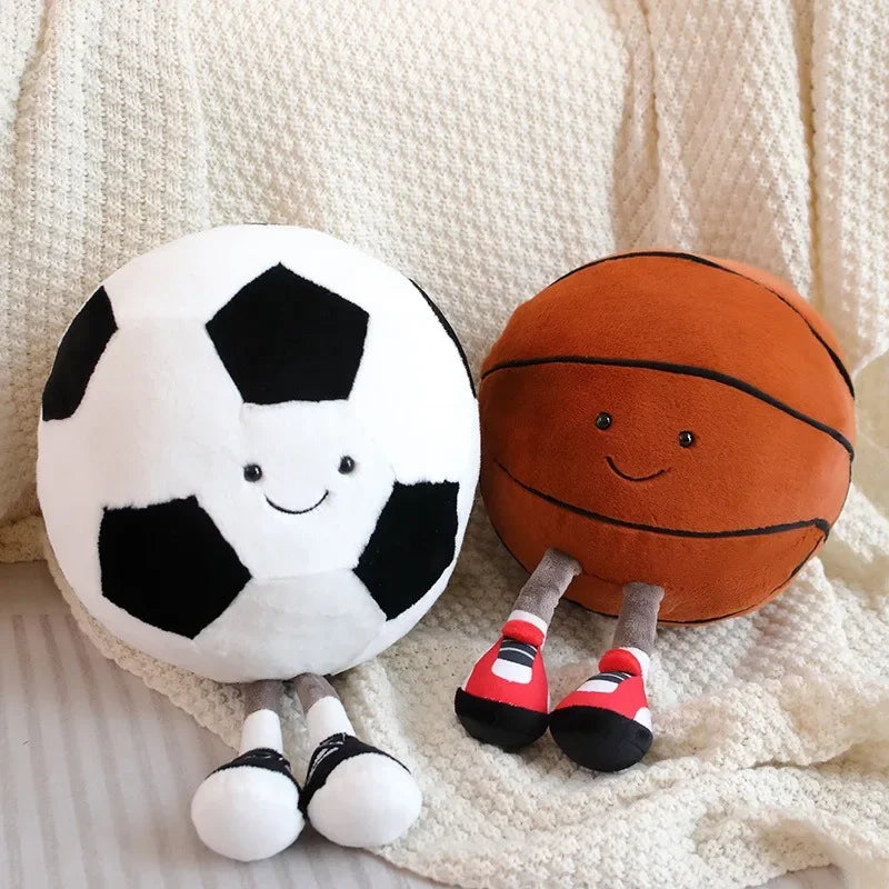 CM Creative Football & Basketball Plush Toys