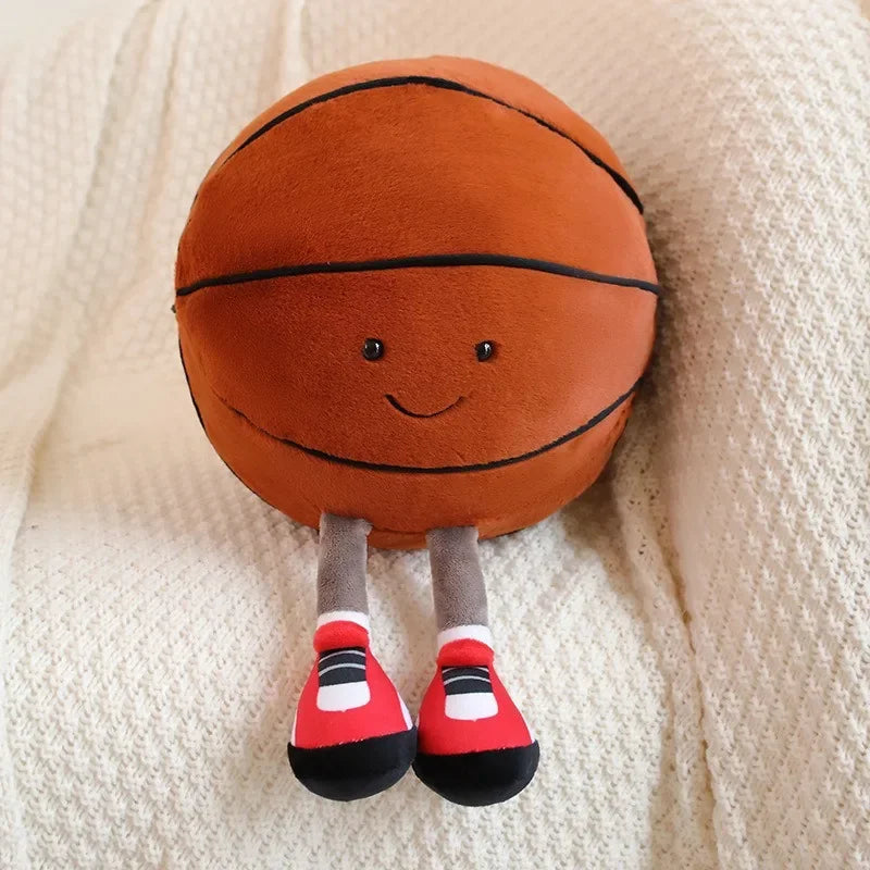 CM Creative Football & Basketball Plush Toys