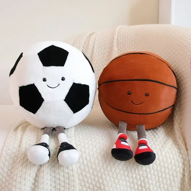 CM Creative Football & Basketball Plush Toys