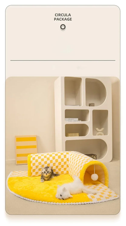 2-in-1 Cat Tunnel & Bed
