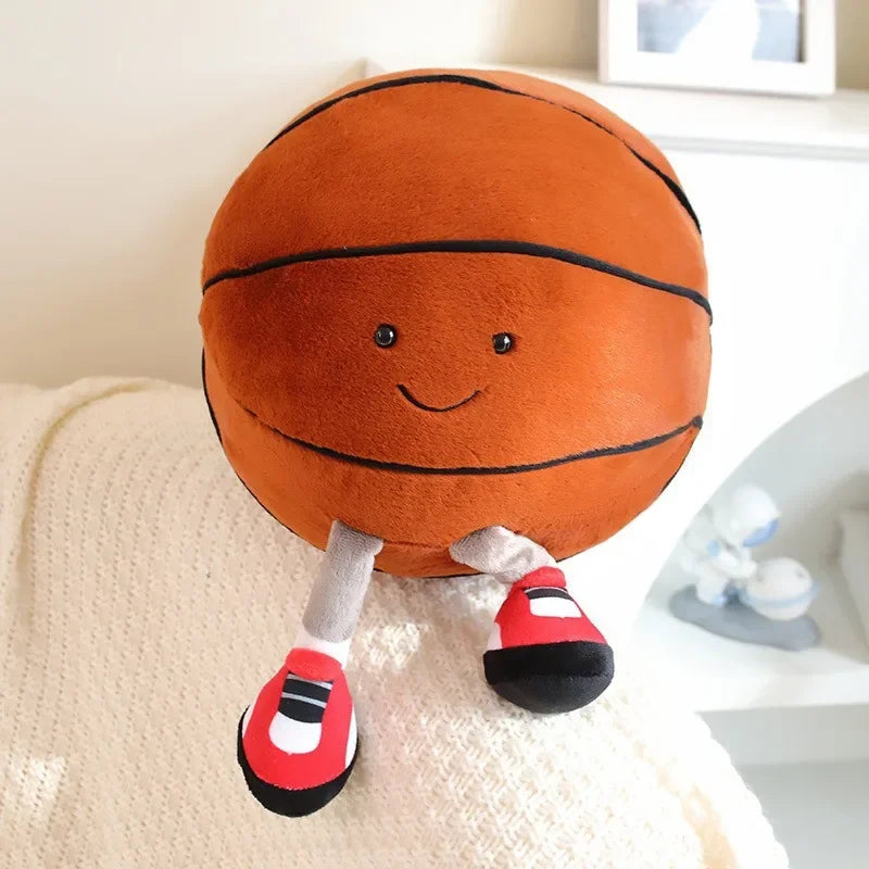 CM Creative Football & Basketball Plush Toys