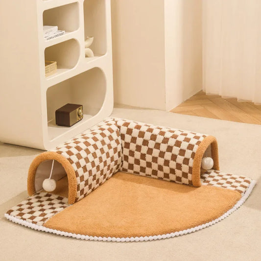 2-in-1 Cat Tunnel & Bed