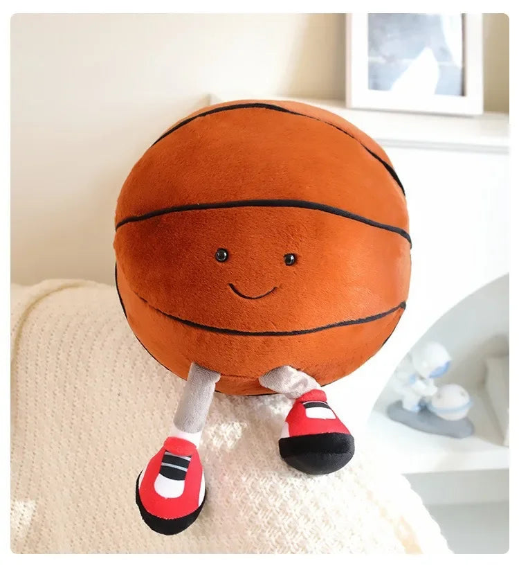 CM Creative Football & Basketball Plush Toys