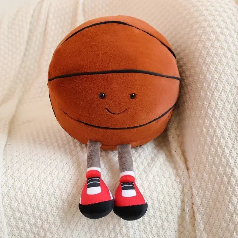 CM Creative Football & Basketball Plush Toys
